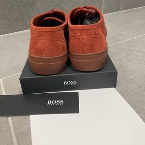 Hugo Boss Shoes | Boss Hugo Boss Eclipse Tennis Sneaker Suede Rustcopper Mens Size 10 (EU 43) | Color: Brown/Orange | Size: 10 | Jbmensfashion's